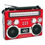 Altavoz Portátil Bluetooth Retrobox Mini RTX10 Color Rojo
