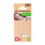 Protectores Redondos de Espuma 10 mm Color Blanco 36 Pzas