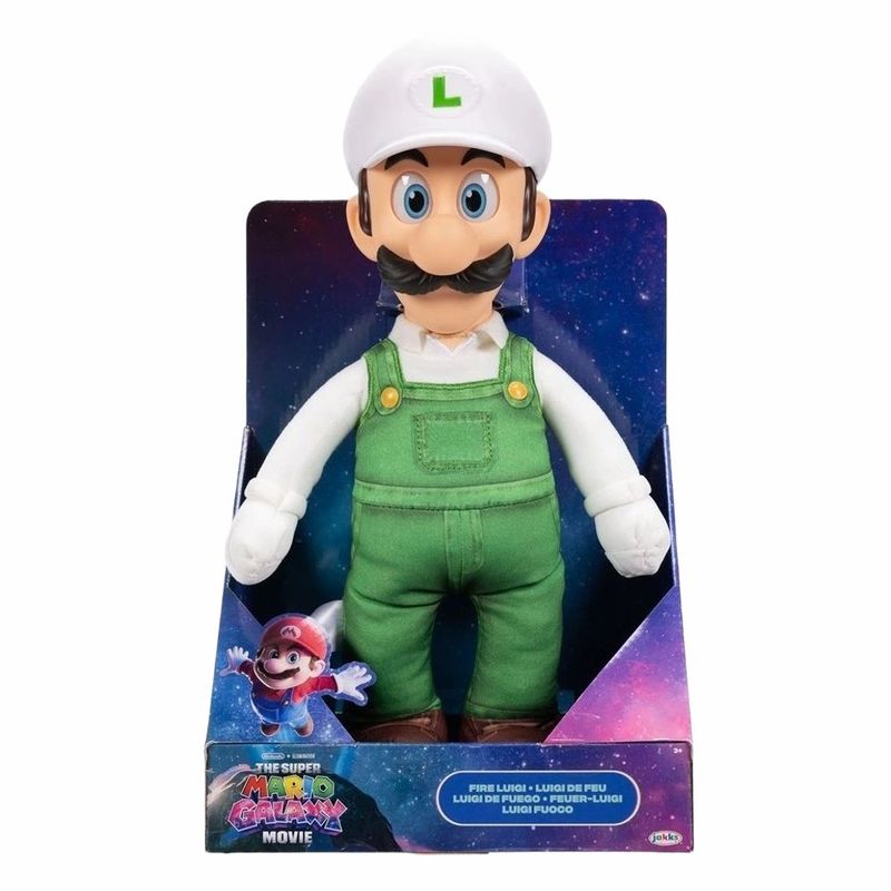 Peluche Jumbo de Luigi Super Mario Galaxy Movie 14 Plg