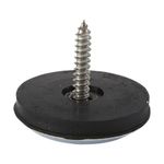 Deslizadores Redondos de PTFE para Muebles 30 mm Color Gris 4 Pzas
