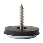 Deslizadores Redondos de PTFE para Muebles 30 mm Color Gris 4 Pzas