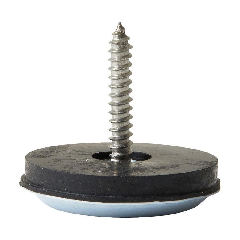 Deslizadores Redondos de PTFE para Muebles 30 mm Color Gris 4 Pzas