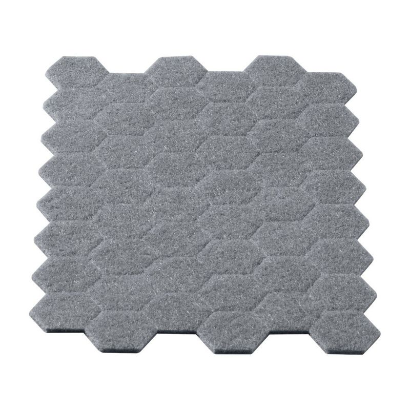 Protectores Adhesivos de Fieltro para Muebles 17 mm Color Gris 120 Pzas
