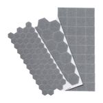 Protectores Adhesivos de Fieltro para Muebles 17 mm Color Gris 120 Pzas