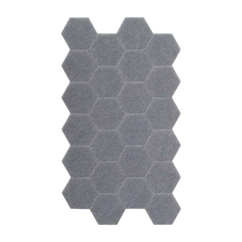 Protectores Adhesivos de Fieltro para Muebles 17 mm Color Gris 120 Pzas