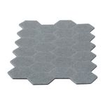 Protectores Adhesivos de Fieltro para Muebles 17 mm Color Gris 120 Pzas