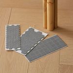 Protectores Adhesivos de Fieltro para Muebles 17 mm Color Gris 120 Pzas
