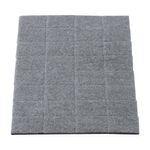 Protectores Adhesivos de Fieltro para Muebles 17 mm Color Gris 120 Pzas