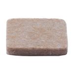 Protectores de Fieltro Cuadrados para Muebles 22 x 22 mm Color Beige 12 Pzas