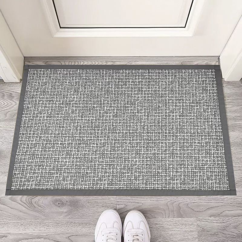 Alfombra de Interior Antideslizante para Entrada Color Gris 50 x 80 Cm
