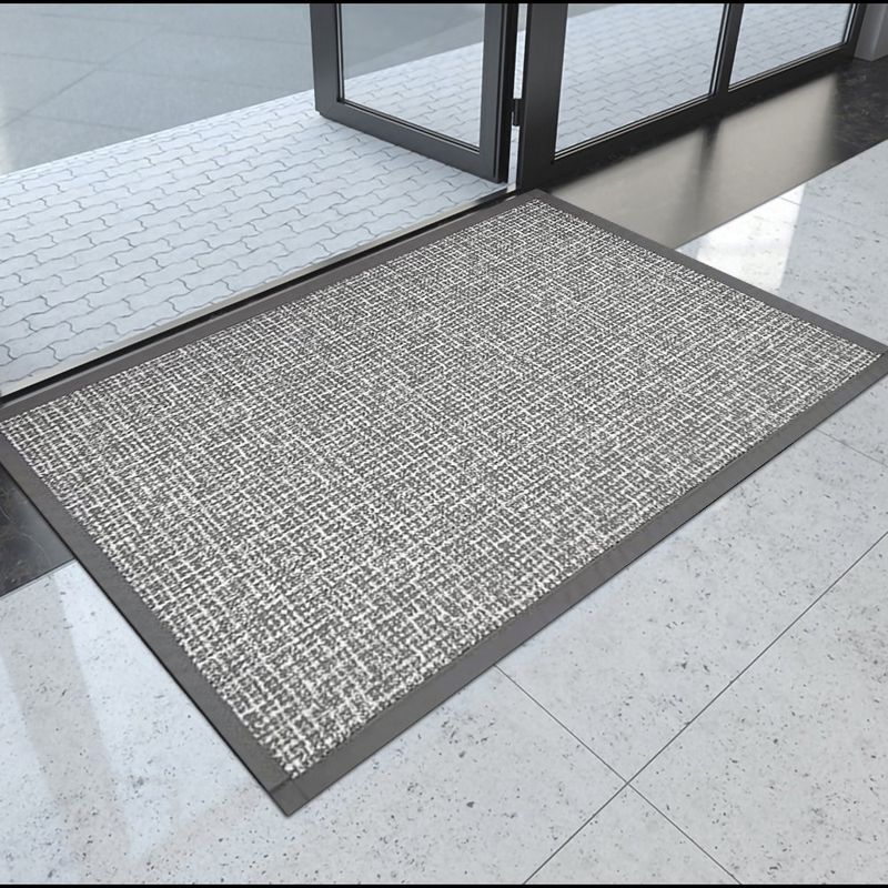 Alfombra de Interior Antideslizante para Entrada Color Gris 50 x 80 Cm