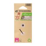 Patines Redondos con Tornillo para Muebles 17 mm 4 Pzas