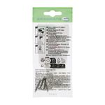 Patines Redondos con Tornillo para Muebles 17 mm 4 Pzas