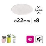 Protectores Adhesivos Antideslizantes de 22 mm 8 Pzas