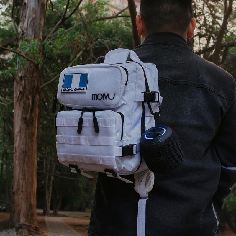 Mochila Roquita de 9 L con Sistema Molle para Uso Diario Color Blanco