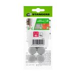 Deslizadores Adhesivos de PTFE para Muebles 20 mm Color Gris 8 Pzas