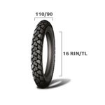 Llanta para Moto EY 035 110 90 16 TL