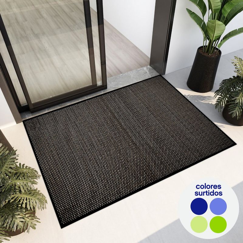 Alfombra de Interior Antideslizante de 40 x 60 Cm Colores Surtidos