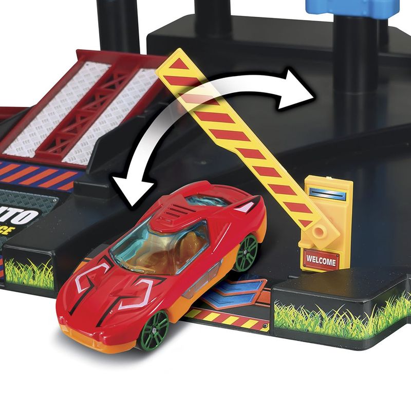 Set de Parqueo Track N Town Auto Mall de 4 Niveles 100 Piezas