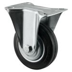 Rueda Fija de Hule 4 Plg