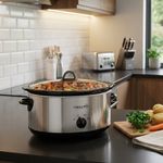 Olla de Cocimiento Lento Ovalada de 7 L