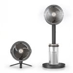 Ventilador con Atomizador Shark FlexBreeze Pro Mist de 5 Velocidades Recargable Color Color Negro