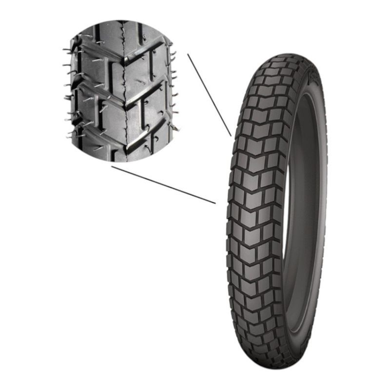 Llanta para Moto Color Negra para Ciudad y Uso Mixto 90 90 19 TT