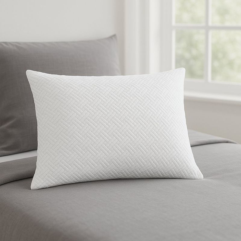 Almohada Estándar Firmeza Alta para Dormir 50 x 66 cm Color Blanco