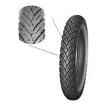 Llanta para Motocicleta Color Negra para Ciudad y Carretera de 90 90 17 TL