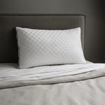 Almohada Queen Premium Firmeza Alta para Dormir 50 x 76 cm Color Blanco