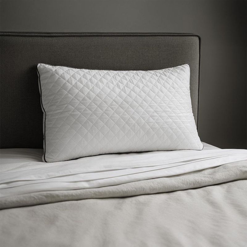 Almohada Queen Premium Firmeza Alta para Dormir 50 x 76 cm Color Blanco