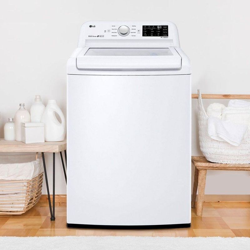Lavadora LG Carga Superior Capacidad de 48 Libras Color Blanco