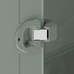 Gabinete Bajo de Plástico Planet con Repisas para Organización Jade Gris