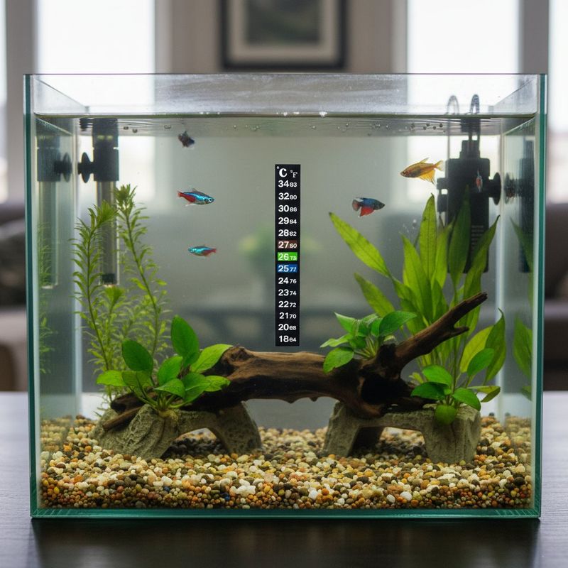 Termómetro Digital para Peceras con Pantalla LCD Adhesiva