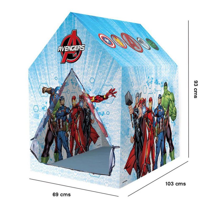 Carpa Infantil Plegable Tipo Casa Diseño Avengers Multicolor