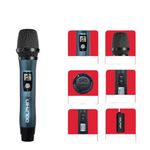 Micrófono Inalámbrico Dolphin MCX11 UHF con Receptor USB-C Color Azul