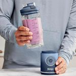 Licuadora Portátil Ninja Blast Max Twist & Go 22 oz Inalámbrica para Batidos y Smoothies Color Azul