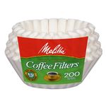 Filtros de Café de Canasta para Cafetera de 8-12 Tazas 200 Unidades