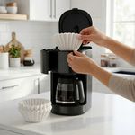 Filtros de Café de Canasta para Cafetera de 8-12 Tazas 200 Unidades