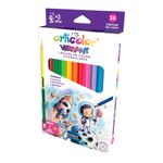 Crayones Articolor Vibrant Triangulares de 36 Colores + Lápiz Bicolor