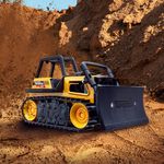 Vehículo de Construcción Bulldozer Tonka Steel Classics de Metal Amarillo