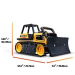 Vehículo de Construcción Bulldozer Tonka Steel Classics de Metal Amarillo