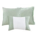 Set de Edredón 10 Piezas Tamaño King Color Verde