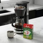 Filtros de Café Cónicos No. 2 para Cafetera de 2-6 Tazas 40 Unidades