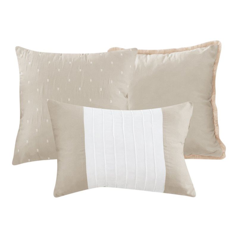 Set de Edredón 10 Piezas Tamaño King Color Linen