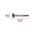Broca para Madera Forstner de 25 mm