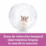 Bola de Ejercicio Run About para Hámster Color Transparente de 33 Cm
