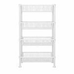 Organizador de Cocina de 4 Niveles Blanco para Cocina 20 x 50 x 80.5 cm