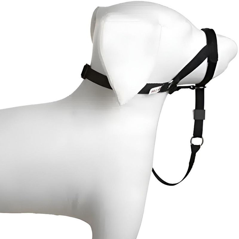 Bozal Ajustable Educativo Color Negro para Perro Talla S