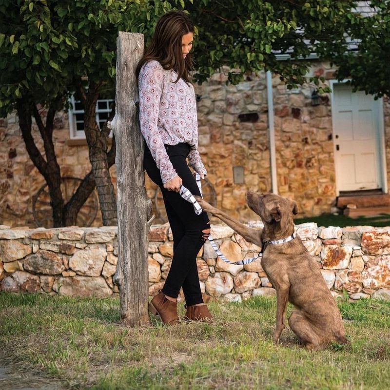 Correa Wolfgang para Perro Color Blanco de 1 Plg